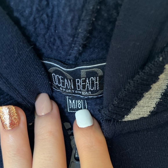 BOYS CASUAL FLEECE THERMAL COLOR BLOCK BASEBALL JACKET WITH CA LETTER SAN FRAN - Picture 4 of 4